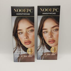 NOOEPC Glitter Freckles Makeup Patches Gold Face Freckle Transfers 8 PCS Lot